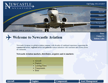 Tablet Screenshot of newcastleaviation.com